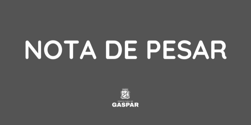 Nota de pesar.